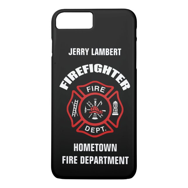 Firefighter Name Template Case-Mate iPhone Case (Back)