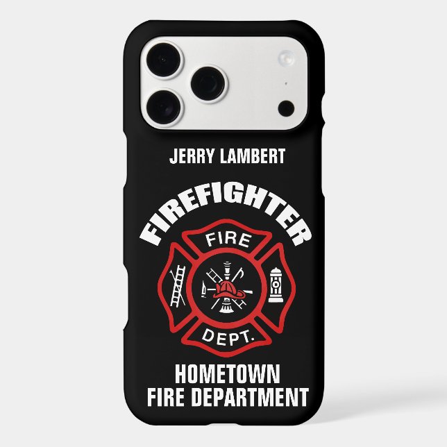 Firefighter Name Template Case-Mate iPhone Case (Back)