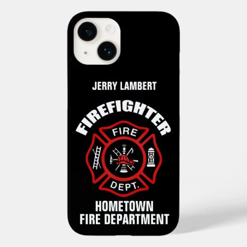 Firefighter Name Template Case_Mate iPhone 14 Case