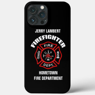 Firefighter Name Template iPhone 13 Pro Max Case