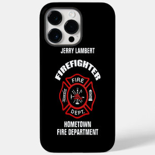 Firefighter Name Template iPhone 14 Pro Max Case