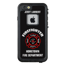 Firefighter Name Template LifeProof FRĒ iPhone 6/6s Case