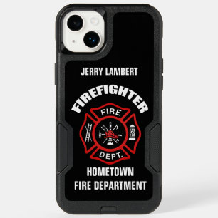 Firefighter Name Template OtterBox iPhone 14 Plus Case