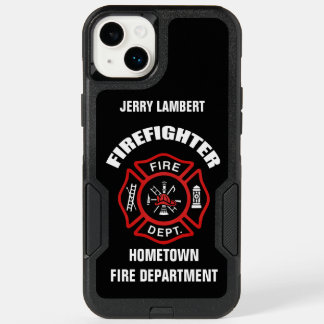 Firefighter Name Template OtterBox iPhone 14 Plus Case