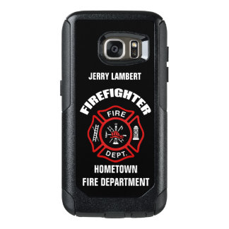 Firefighter Name Template OtterBox Samsung Galaxy S7 Case