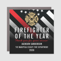 Firefighter of the Year Badge Logo Employee