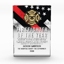 Firefighter of the Year Employee Recognition Logo