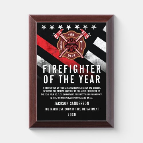 Firefighter of the Year Employee Recognition Logo