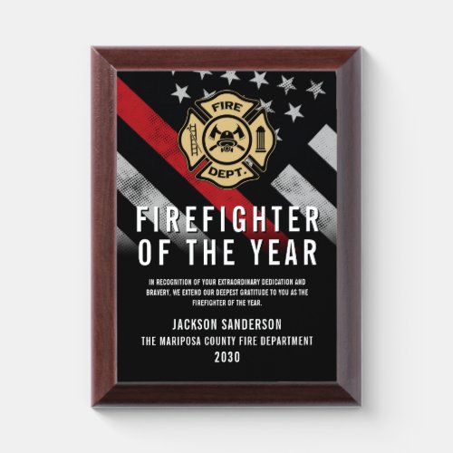 Firefighter of the Year Employee Recognition Logo