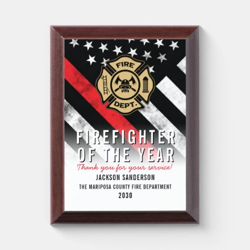 Firefighter of the Year Fire Department Employee