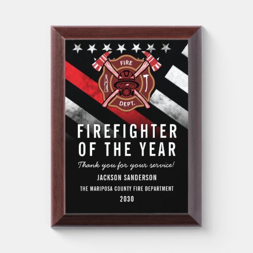 Firefighter of the Year Fire Department Employee