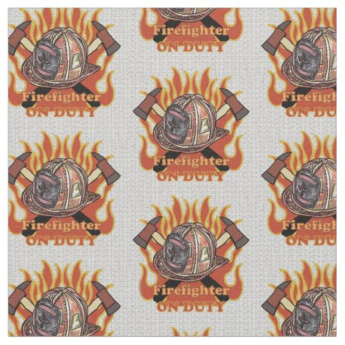 Firefighter On Duty Fabric