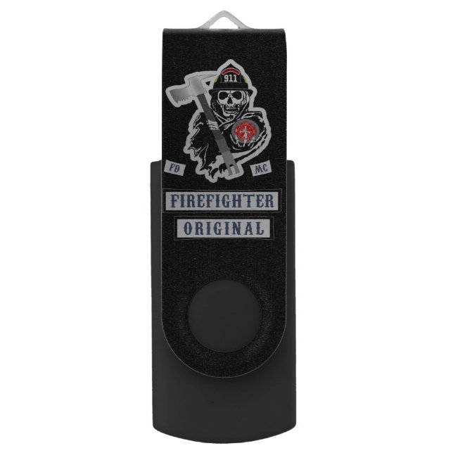 Firefighter Original USB Flash Drive (Front Vertical)