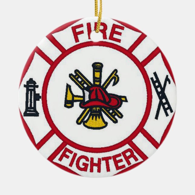 firefighter ornament (Front)