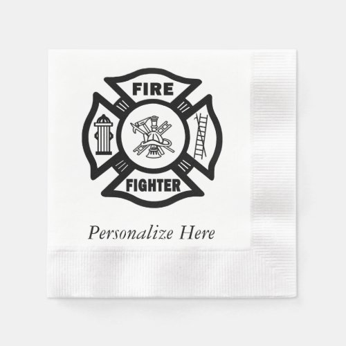 Firefighter Paper Napkins