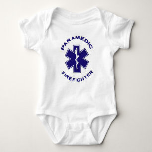 Firefighter Paramedic Baby Bodysuit
