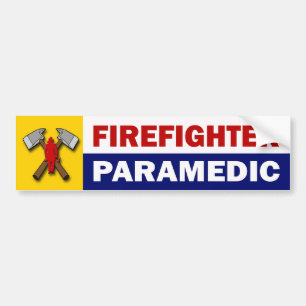 Firefighter Paramedic Bumper Sticker