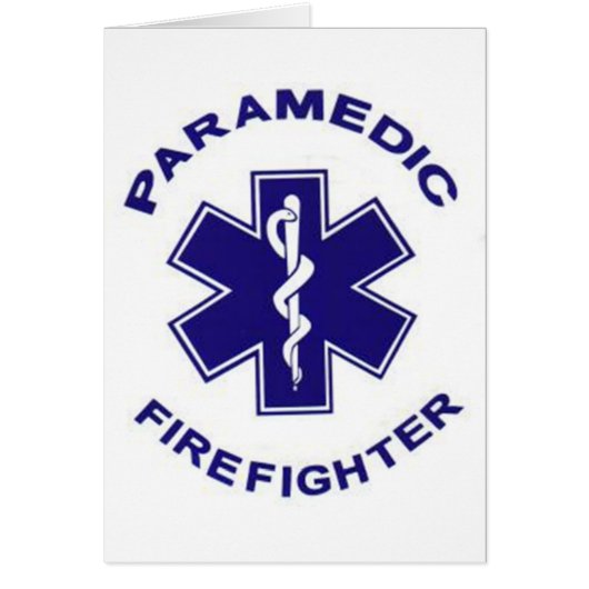 Firefighter Paramedic Cards (Front)