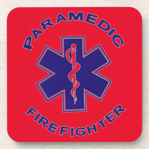Firefighter Paramedic Coaster