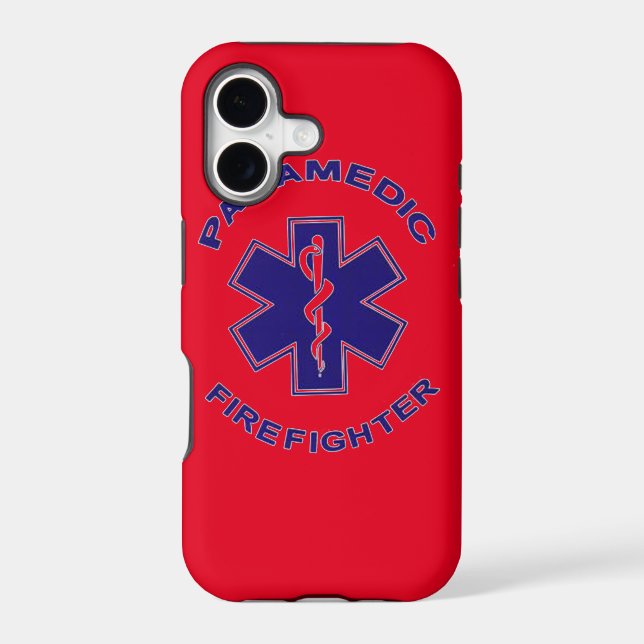 Firefighter Paramedic Iphone Case (Back)