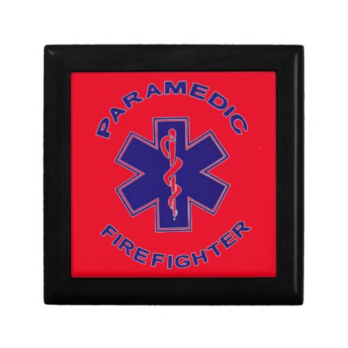 Firefighter Paramedic Keepsake Box