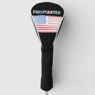 Firefighter Patriotic Golf Head Cover