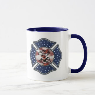 Firefighter Patriotic Mug