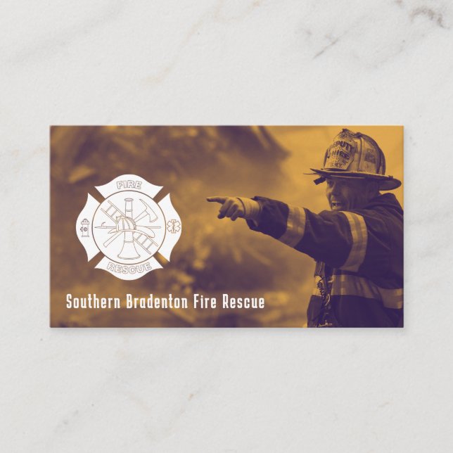 Firefighter | Perfect Business Card (Front)