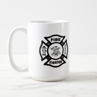 Firefighter Coffee Mugs and Personalized Cups