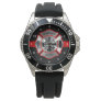 Firefighter Personalized Name Maltese Cross Watch