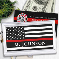 Firefighter Personalized Thin Red Line