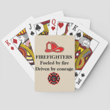 Firefighter Playing Cards