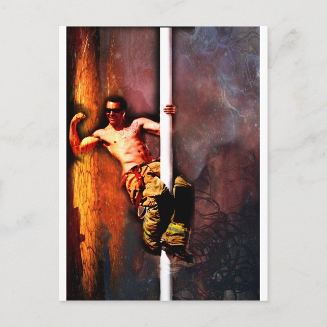 FIREFIGHTER POSTCARD (Front)