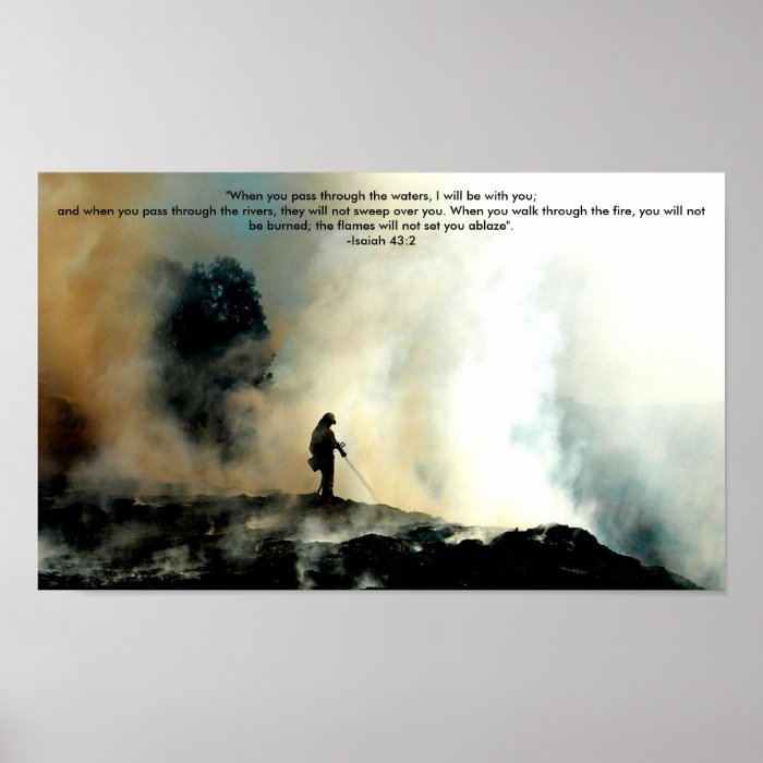 Firefighter Poster   Isaiah 432