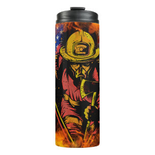 Firefighter Pride Thermal Tumbler