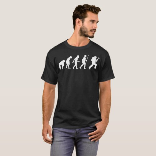 Firefighter Profession Human Evolution Tshirt