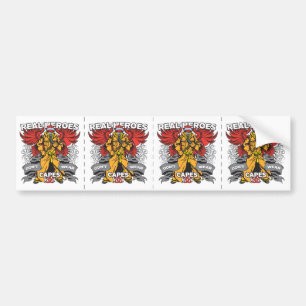 Firefighter Real Heroes Bumper Sticker