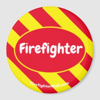 Firefighter Red/Yellow magnet