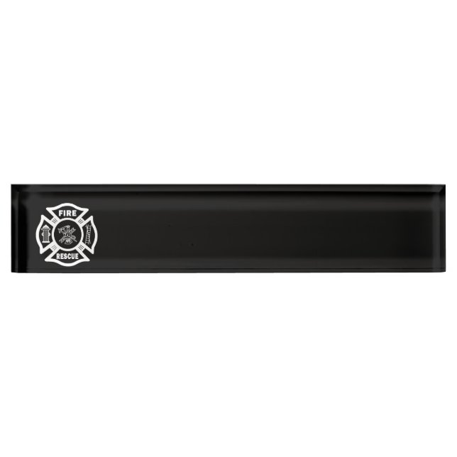Firefighter Rescue Name Plate (Front)