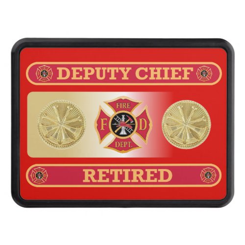 Firefighter Retired Deputy Chiefs Hitch Cover