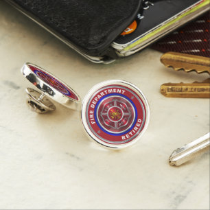 Firefighter Retired Lapel Pin