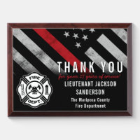 Firefighter Retirement 25 Years Fire Department