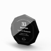 Firefighter retirement 35 years of service custom