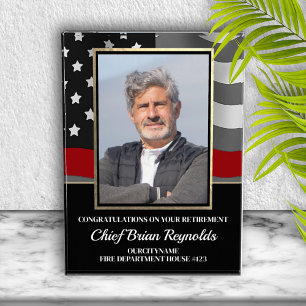 Firefighter Retirement Acrylic Award