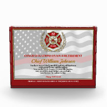 Firefighter Retirement Award Firefighter Retirement Award