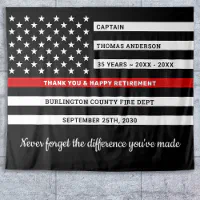 Firefighter Thin Red Line Big Tapestry Products