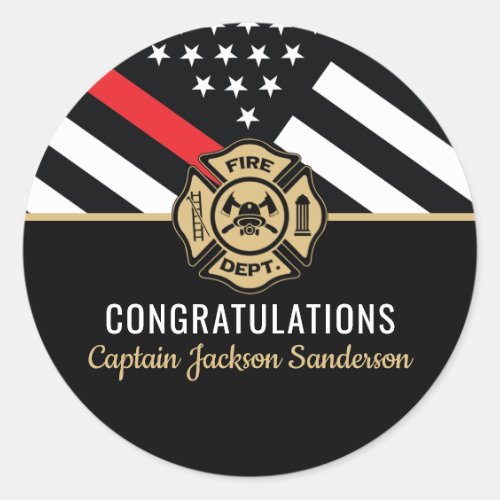 Firefighter Retirement Fire Department Flag