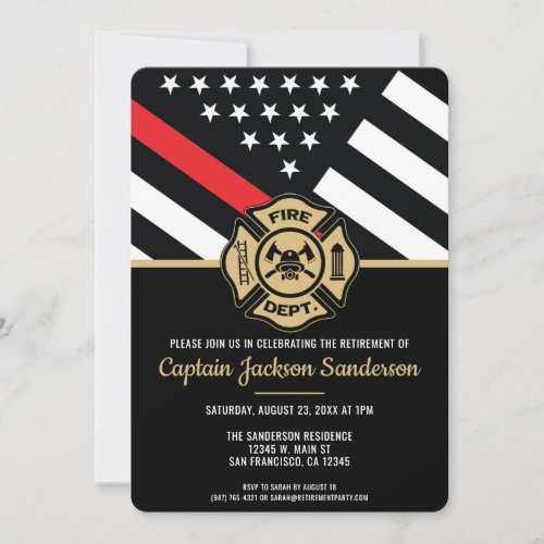 Firefighter Retirement Fireman Fire Department