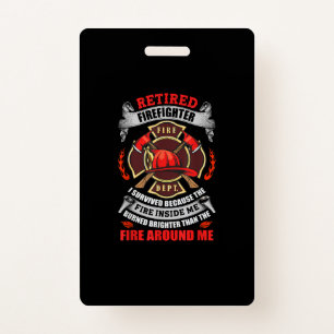 Firefighter Retirement Gifts For Men 2021 Quotes Badge