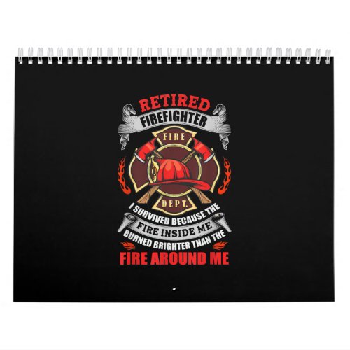 Firefighter Retirement Gifts For Men 2021 Quotes Calendar